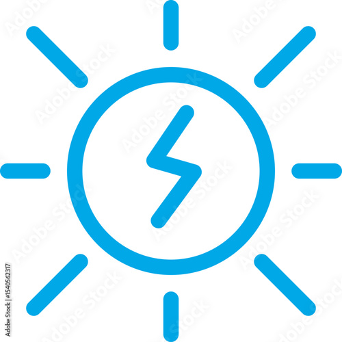 Electric single icon vector illustration