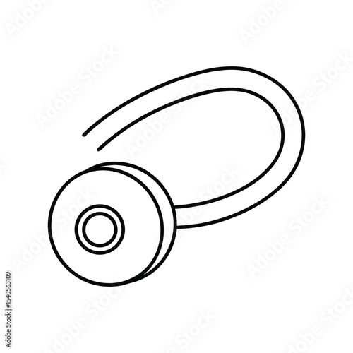 motion sensors line art on white background