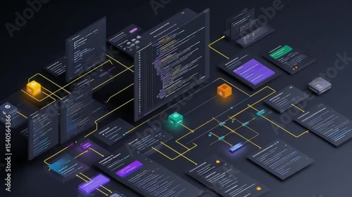Visualization of the workflow scheme integrating these products nn, Make, Python, JavaScript, Langchain, CrewAI, AutoGen, Scikit-learn, TensorFlow, PyTorch, REST API, gRPC, ERP