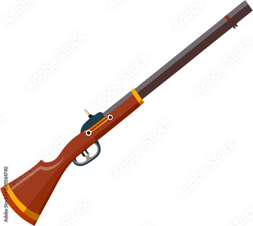 assault rifle vector