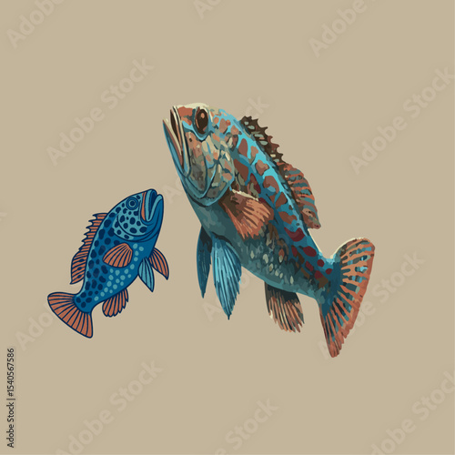 beautiful sea  fish
