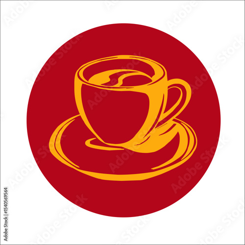 LOGO LOGOTIPO CAFÉ COFFE VECTOR  MARCA GRAFICA