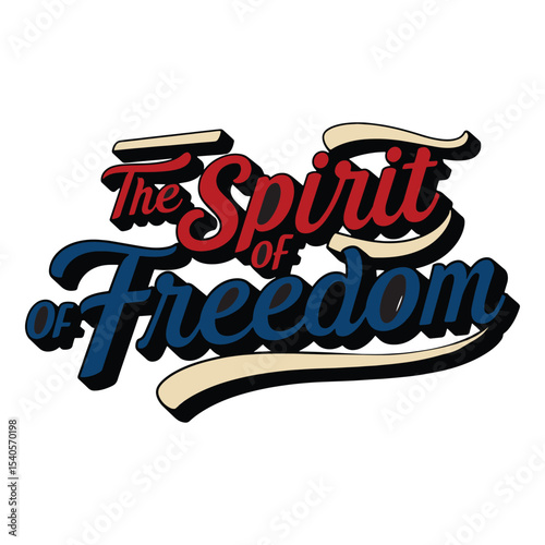 The Spirit of Freedom Brush Script