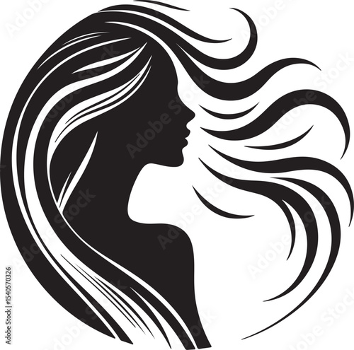 Minimalist Woman Profile Silhouette Inside Circle Frame

Modern Woman Head Silhouette – Elegant Beauty Vector


