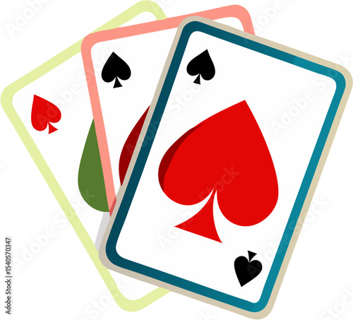 playing cards and chips