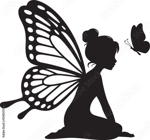 afro fairy, fairy silhouette, black fairy, natural hair fairy, afro hair, magic fairy, enchanted fairy, fantasy silhouette, whimsical fairy, fairy wings, dark skin fairy, cultural fairy, magical girl,
