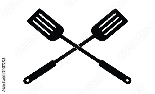 Crossed Spatulas A Culinary Icon Design Element