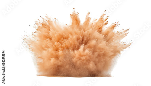 Abstract Peach Powder Explosion