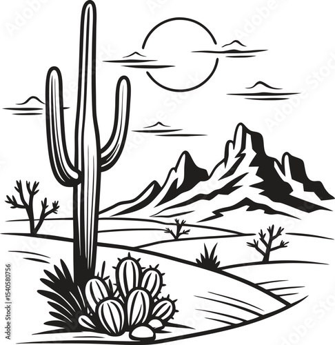 Here's a single sentence for naming an image that combines your descriptions and keywords:

Vector illustration of a mountain landscape with trees, flowers, and a graceful butterfly silhouette