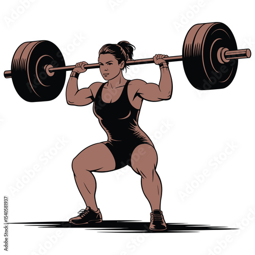 woman with dumbbell