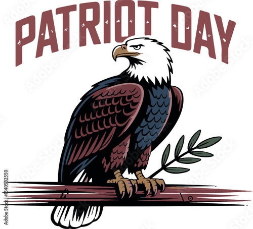 Patriot Day T-shirt design, Patriot Day background, September 11, 9/11. We will never forget