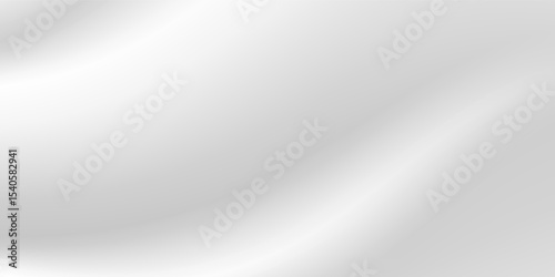 Silver modern foil background with metal mirror texture. Chrome gradient surface with light abstract simple art design