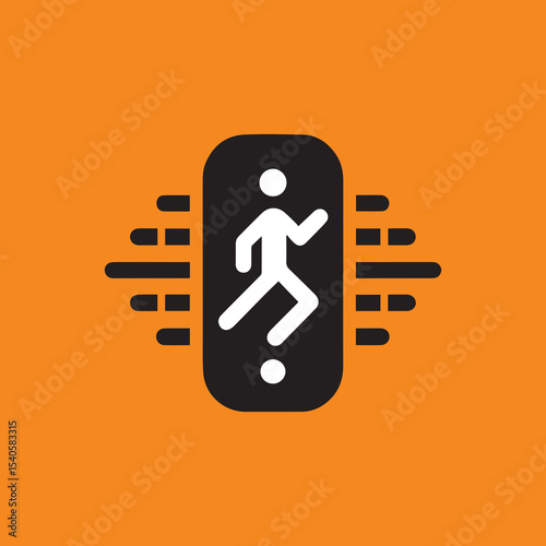 fitness tracker icon vector 