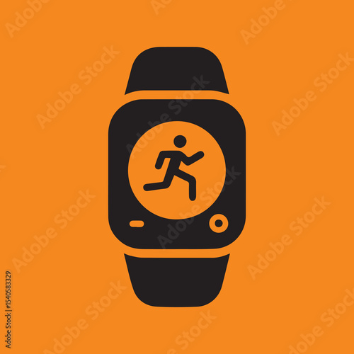 fitness tracker icon vector 