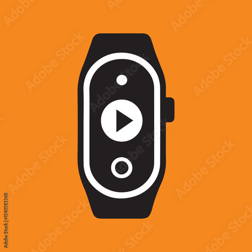 fitness tracker icon vector 