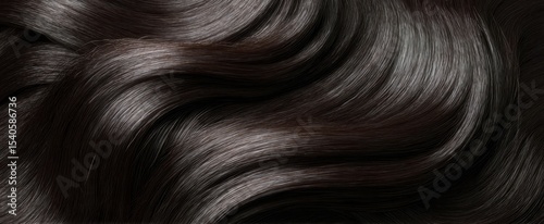 The Stunning Display of Luxurious Smooth Black Hair Textures