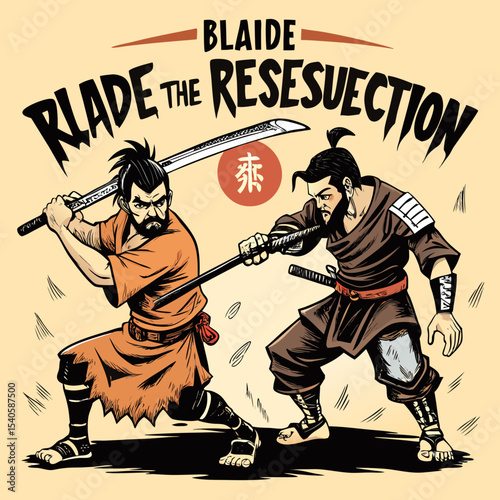 vector illustration of a warrior