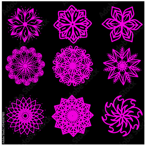 Flower Vector Set 30