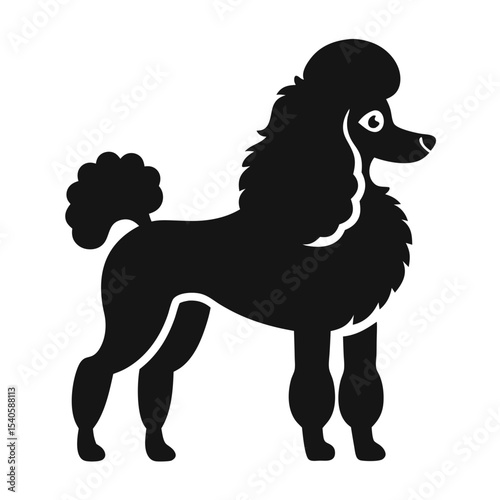vector illustration of a dog