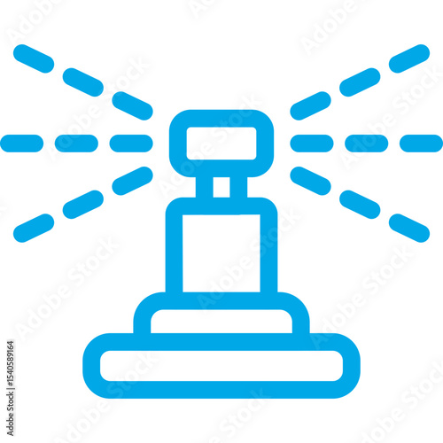 Siren single icon vector illustration