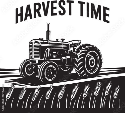 Farm Tractor Silhouette Vector Illustration

Farm Tractor Silhouette Vector Illustration