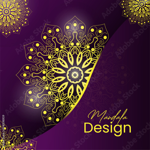 luxury and modern mandala backround design