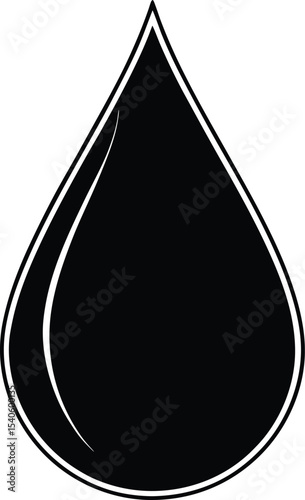 oil drop vector illustration