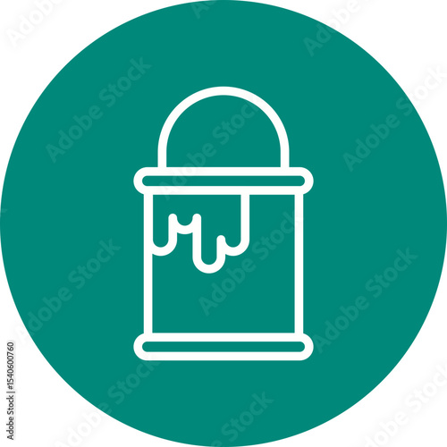Drum single icon vector illustration