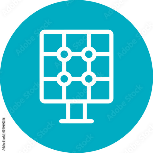 Solar single icon vector illustration