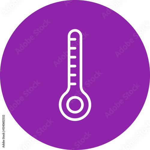 Tempreature single icon vector illustration