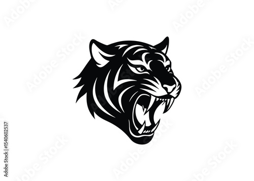 black-and-white-vector-of-roaring-tiger-head.eps