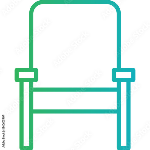 Chair single icon vector illustration