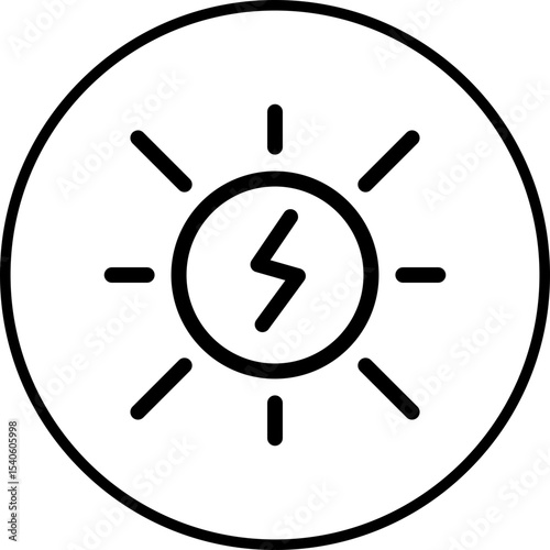Electric single icon vector illustration