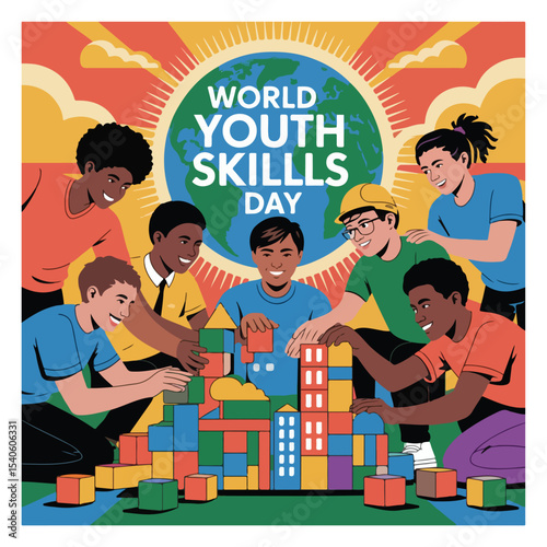 World Youth Skill Day Observation Poster Banner