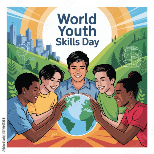 World Youth Skill Day Observation Poster Banner