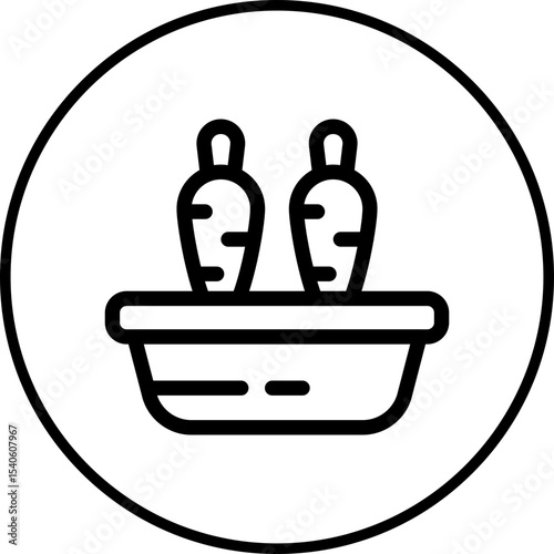 Carrots single icon vector illustration