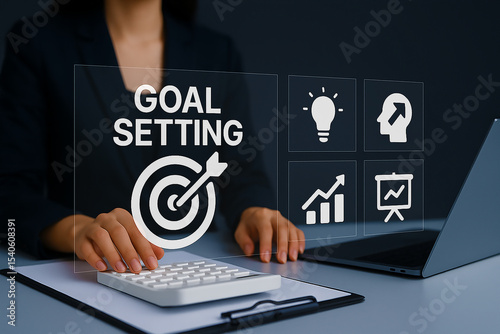 UI helps users define SMART goals, track KPIs, and align team objectives—user drives results by planning, monitoring, and achieving measurable business milestones.