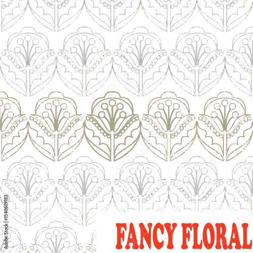 Fluke - Digital Longarm Quilting Design for Edge to Edge Pantograph
