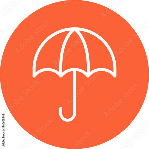 Rains single icon vector illustration