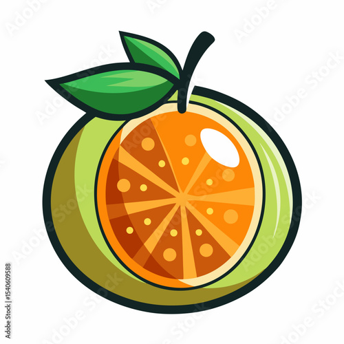 slice of orange fruit