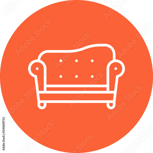 Sofas single icon vector illustration