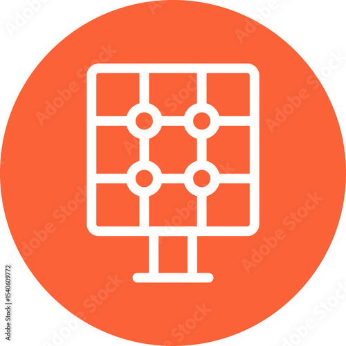 Solar single icon vector illustration