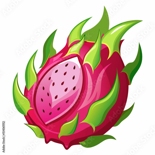 vector illustration of an apple