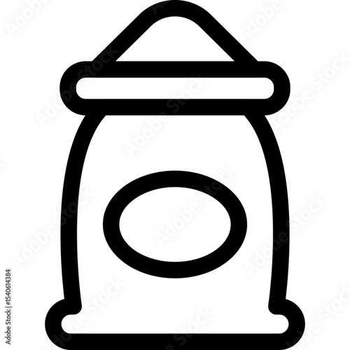 Bag single icon vector illustration