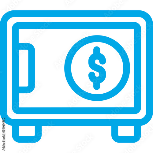 Locker single icon vector illustration