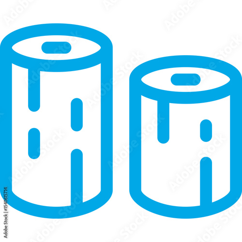 Wood single icon vector illustration