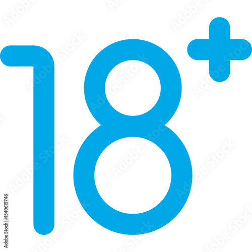 18+ single icon vector illustration