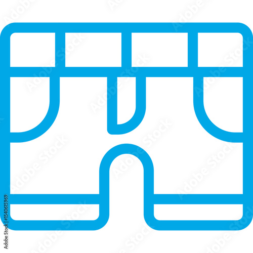 Cloth single icon vector illustration