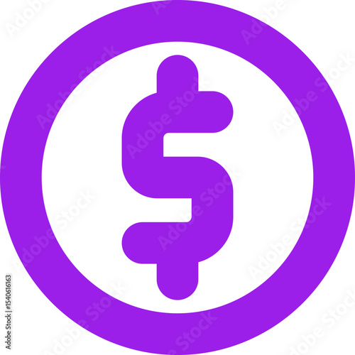 Coin single icon vector illustration