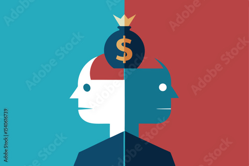 man with dollar sign
